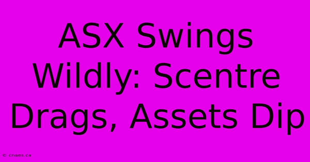 ASX Swings Wildly: Scentre Drags, Assets Dip