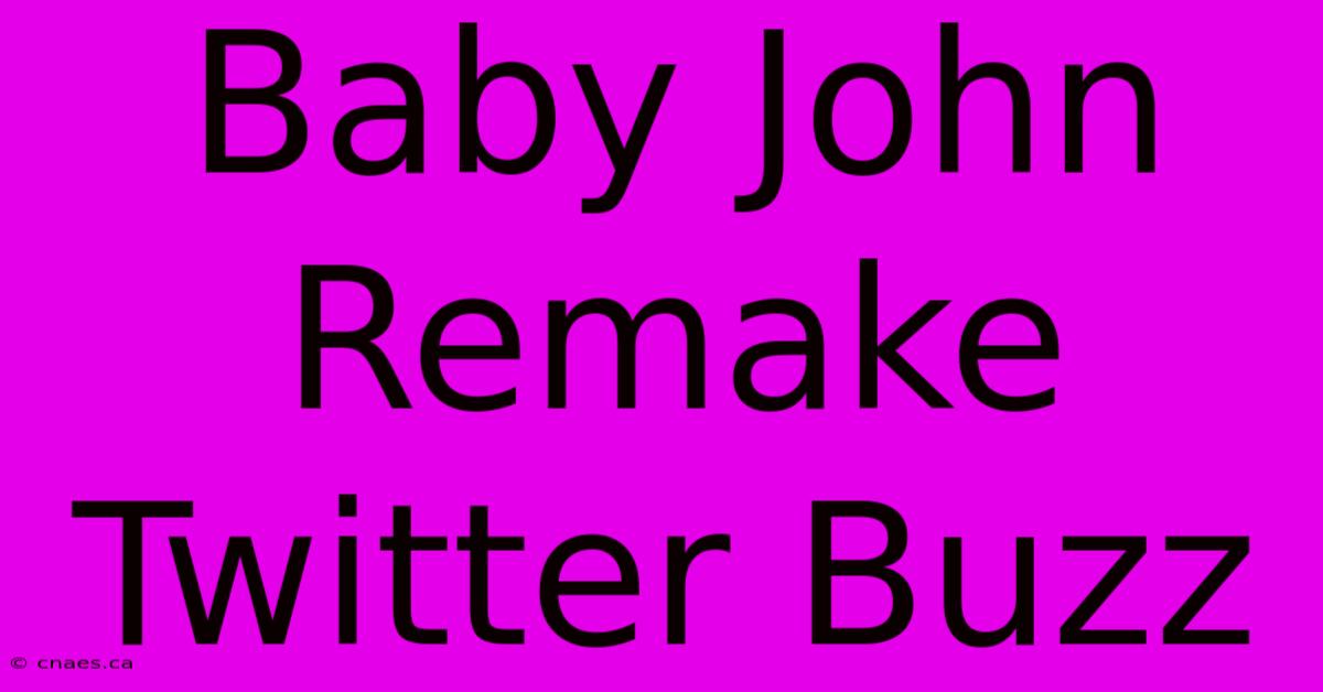 Baby John Remake Twitter Buzz