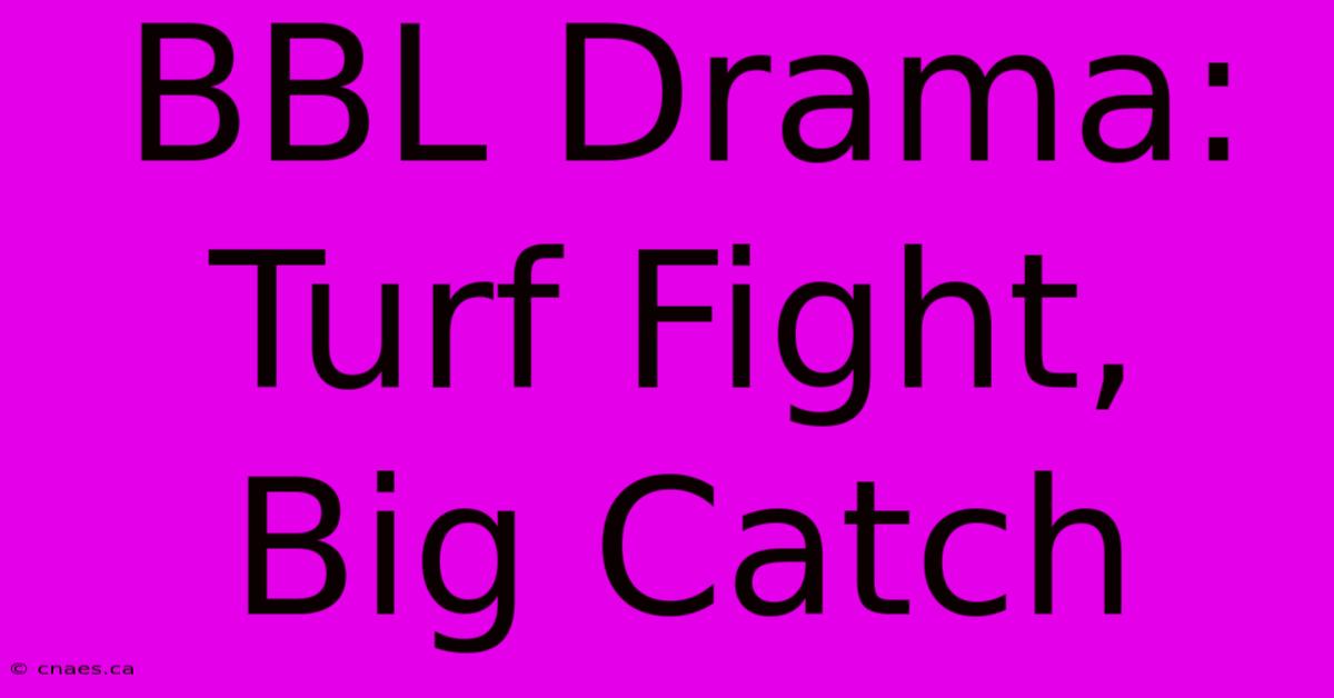 BBL Drama: Turf Fight, Big Catch