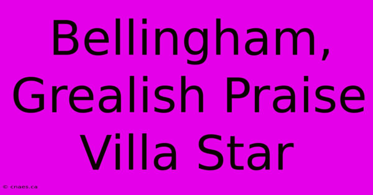 Bellingham, Grealish Praise Villa Star