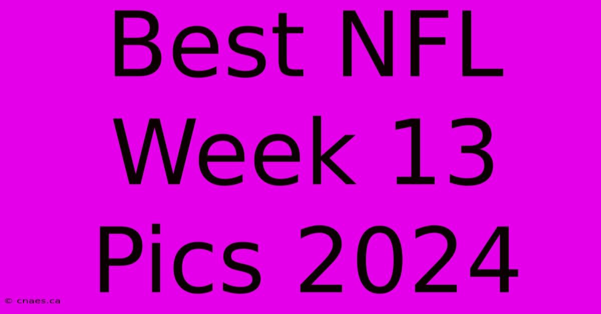 Best NFL Week 13 Pics 2024