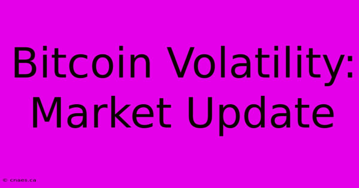 Bitcoin Volatility: Market Update