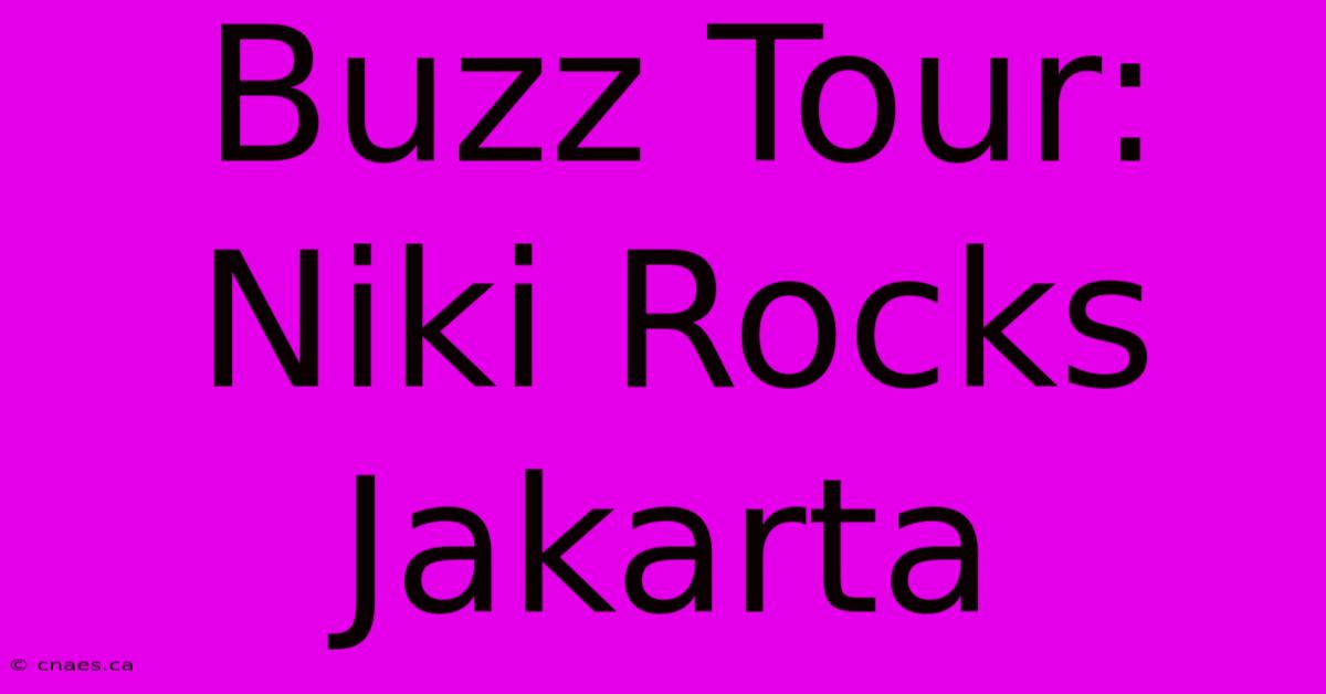 Buzz Tour: Niki Rocks Jakarta