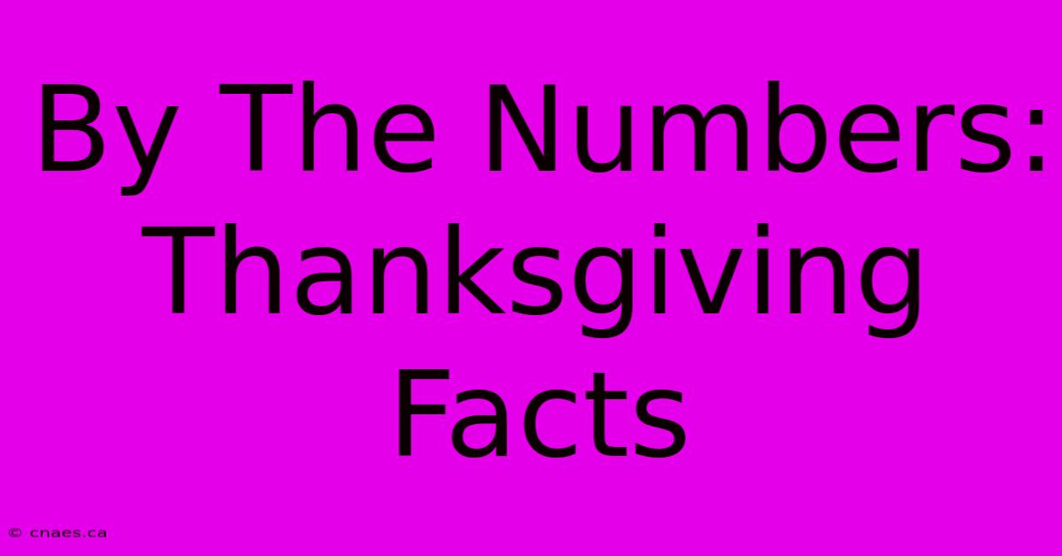 By The Numbers: Thanksgiving Facts 