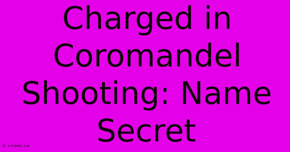 Charged In Coromandel Shooting: Name Secret