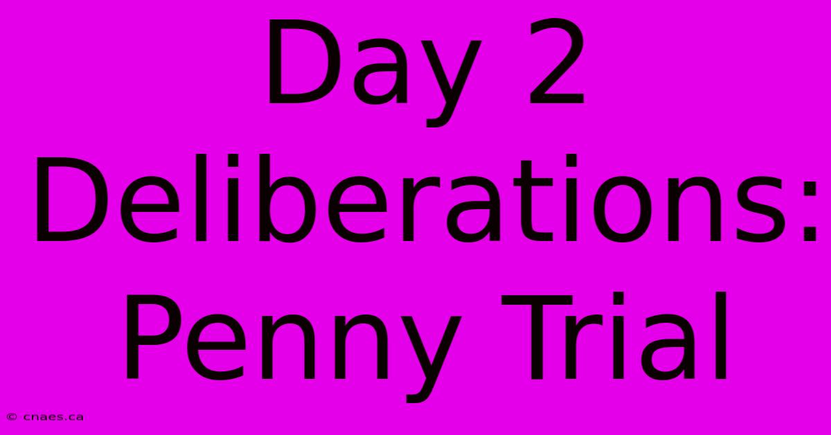 Day 2 Deliberations: Penny Trial