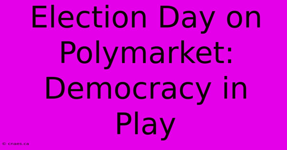 Election Day On Polymarket: Democracy In Play