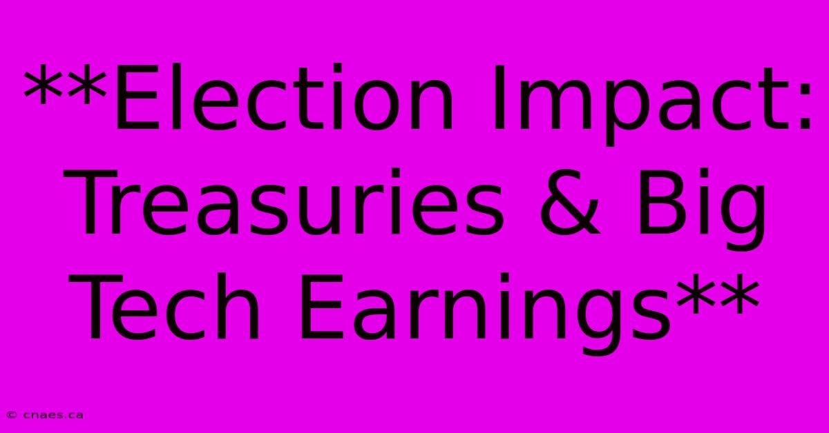 **Election Impact: Treasuries & Big Tech Earnings**