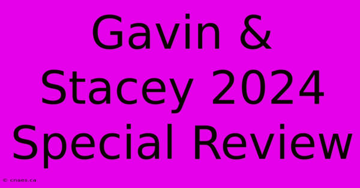 Gavin & Stacey 2024 Special Review