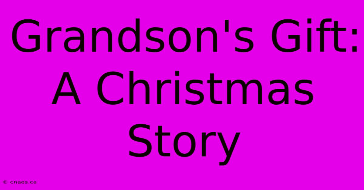 Grandson's Gift: A Christmas Story