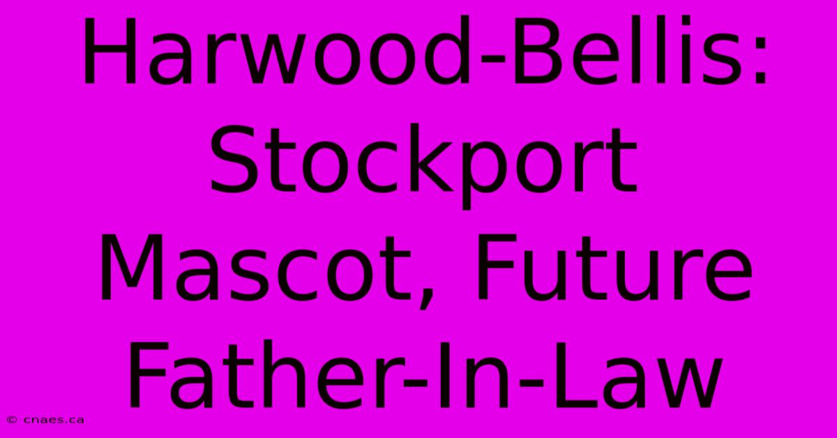 Harwood-Bellis: Stockport Mascot, Future Father-In-Law