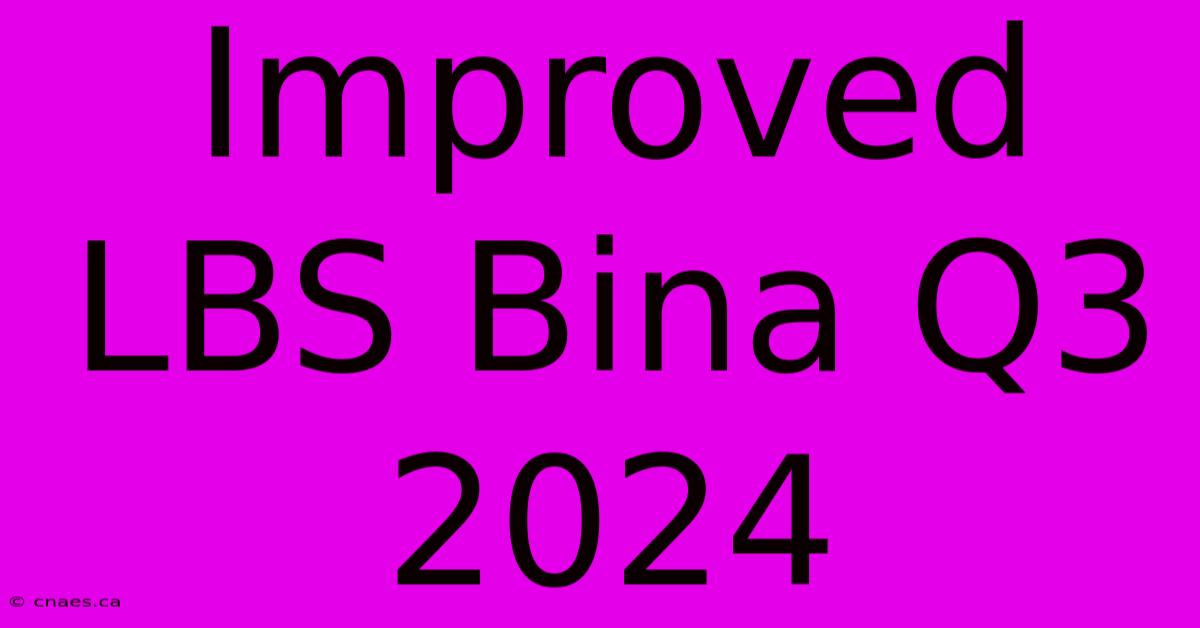 Improved LBS Bina Q3 2024