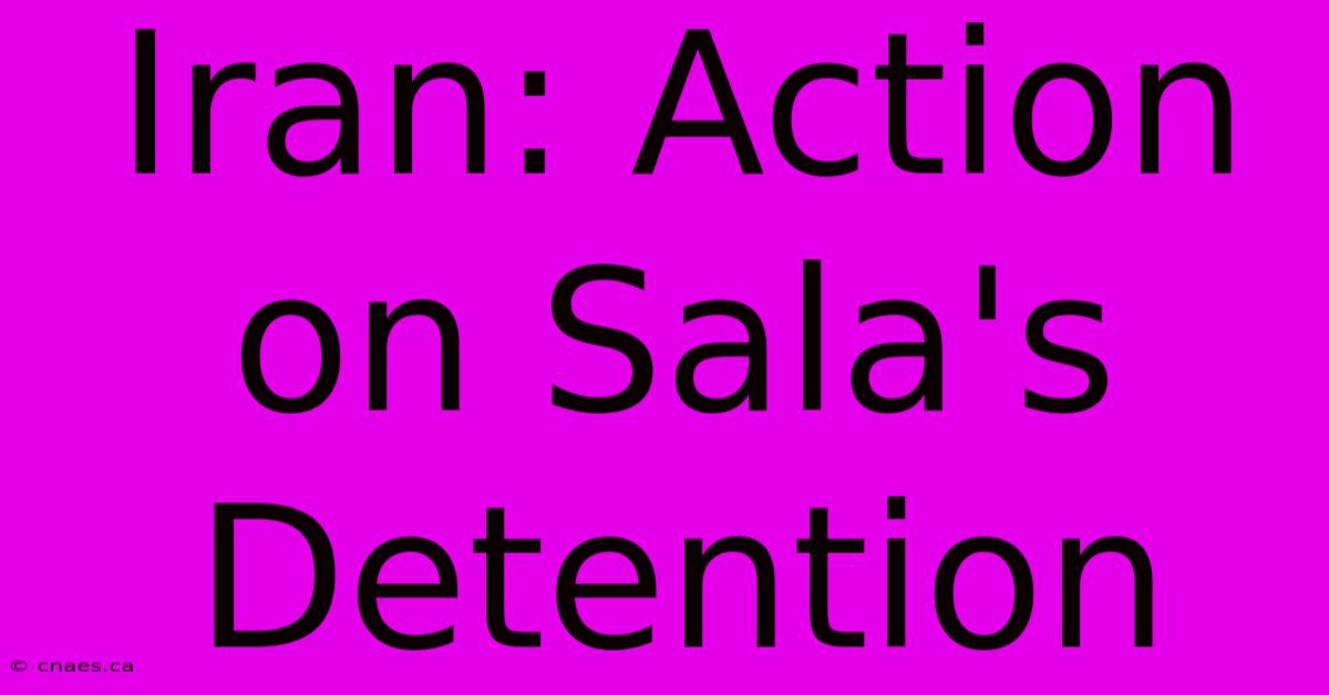 Iran: Action On Sala's Detention