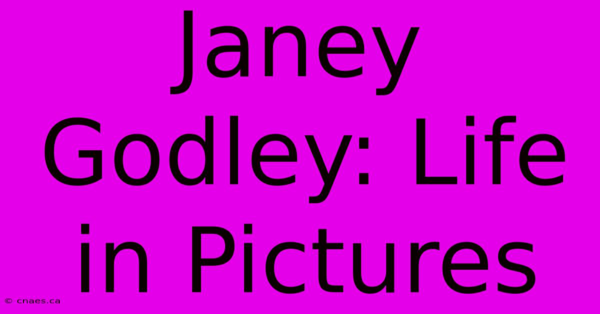 Janey Godley: Life In Pictures