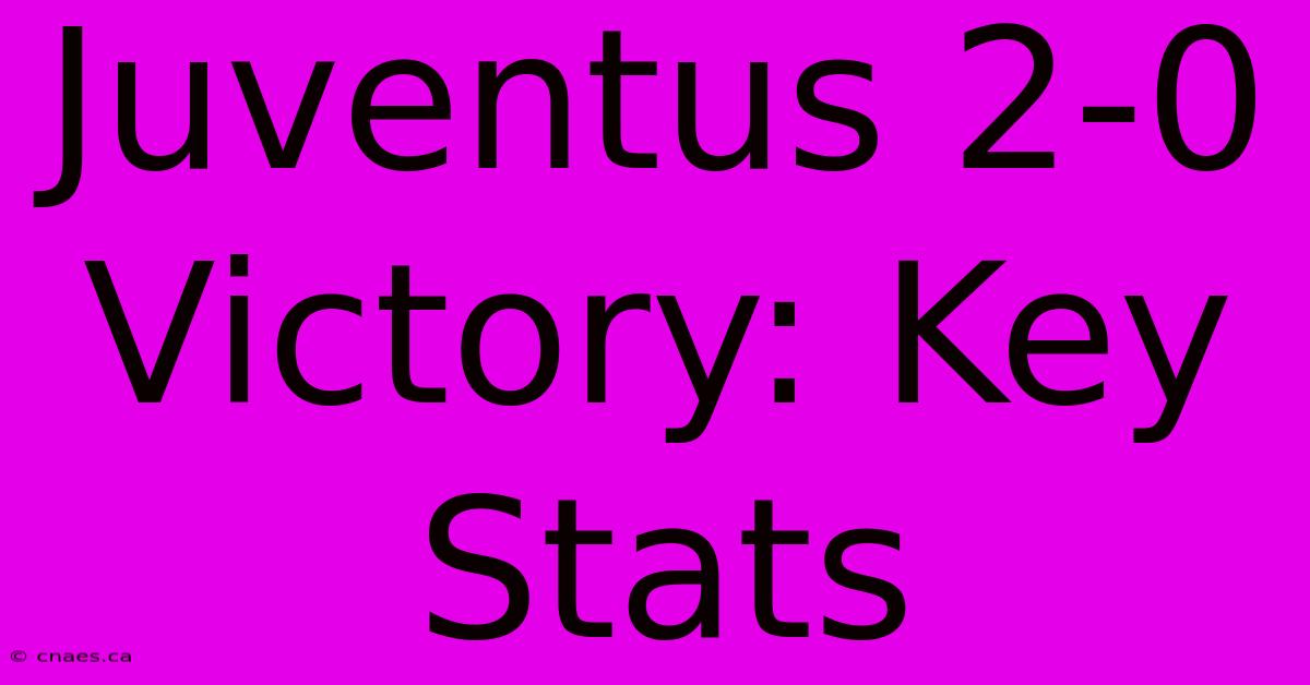 Juventus 2-0 Victory: Key Stats