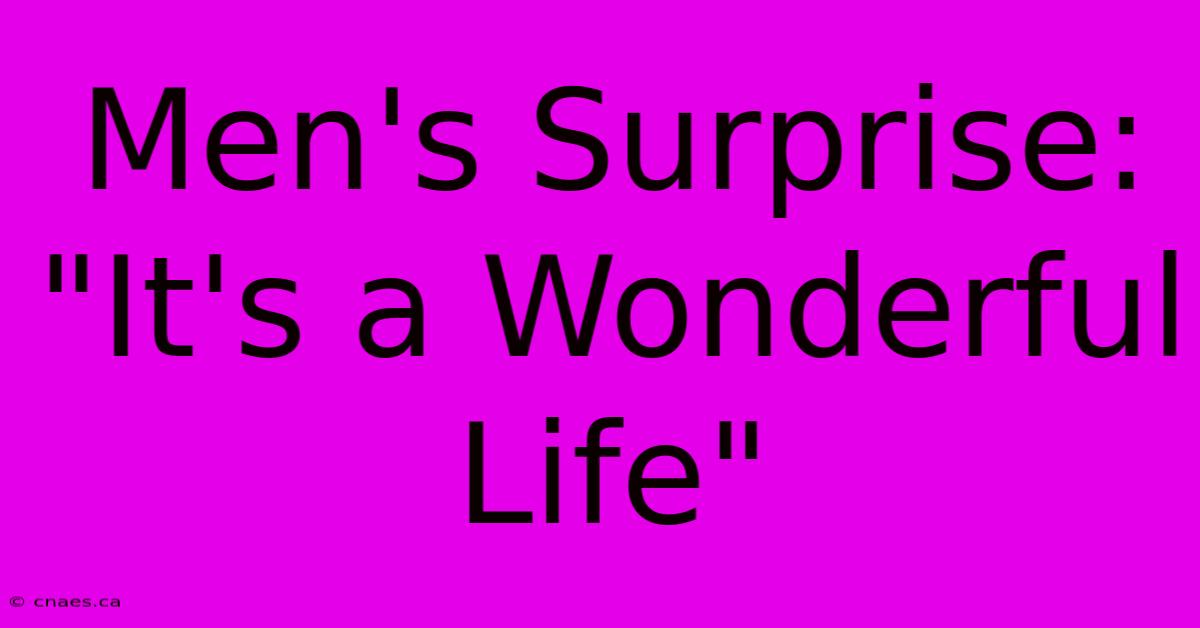 Men's Surprise: 