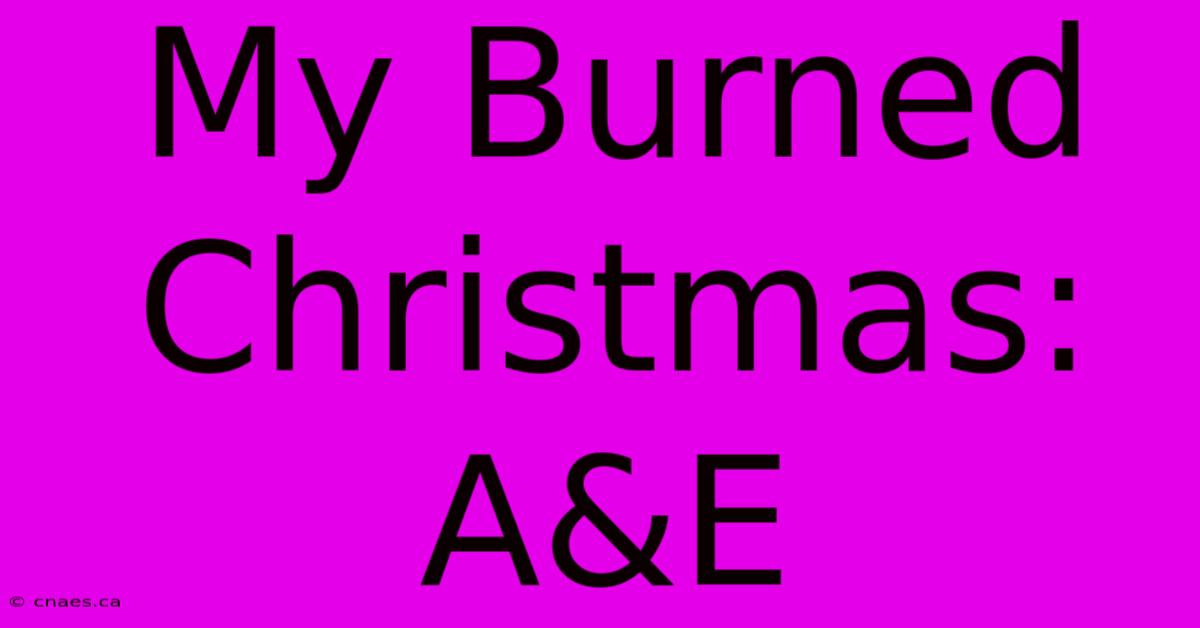 My Burned Christmas: A&E