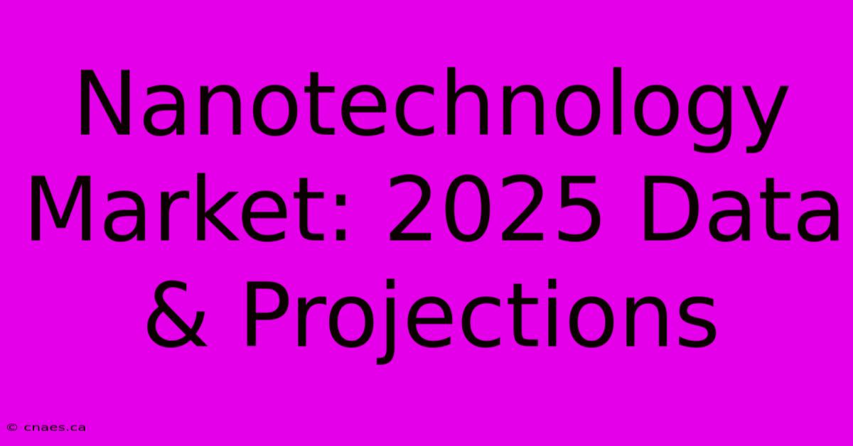 Nanotechnology Market: 2025 Data & Projections