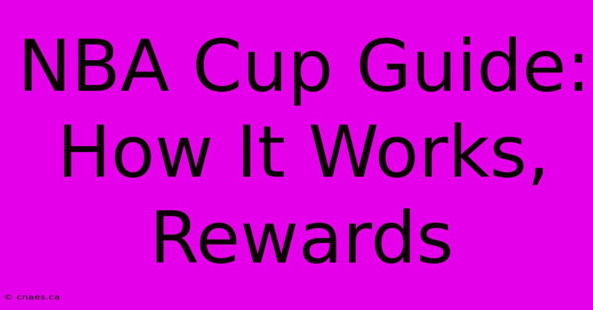 NBA Cup Guide: How It Works, Rewards