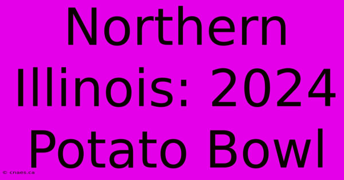 Northern Illinois: 2024 Potato Bowl