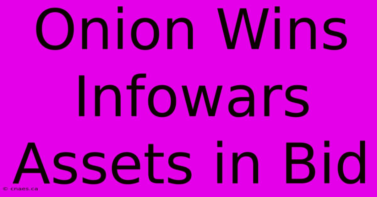 Onion Wins Infowars Assets In Bid