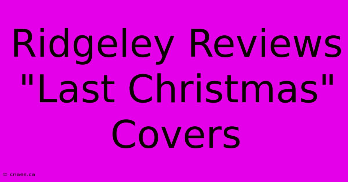 Ridgeley Reviews 