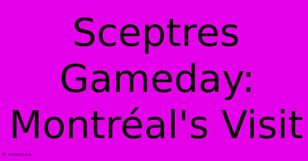 Sceptres Gameday: Montréal's Visit