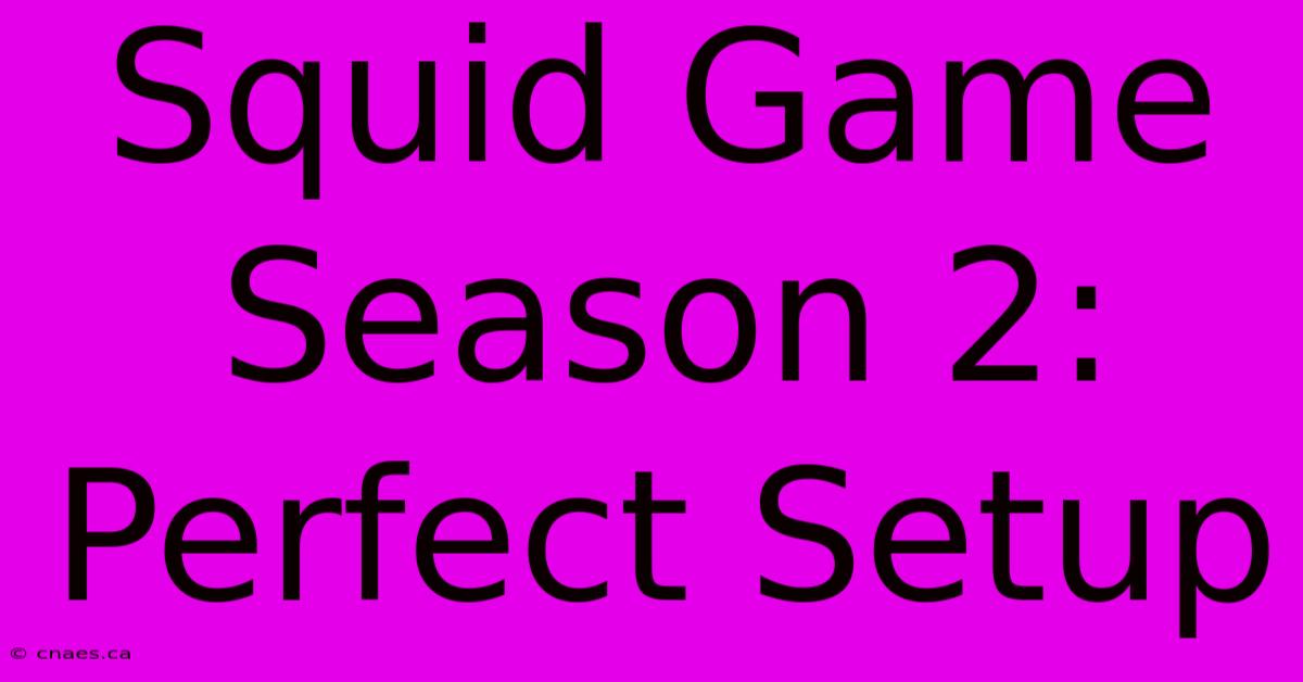 Squid Game Season 2: Perfect Setup