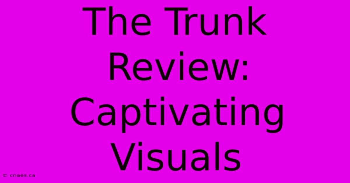 The Trunk Review: Captivating Visuals