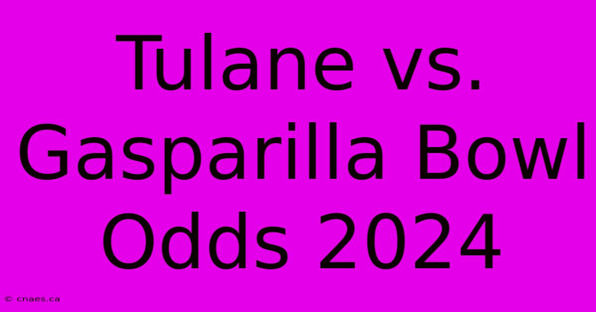 Tulane Vs.  Gasparilla Bowl Odds 2024