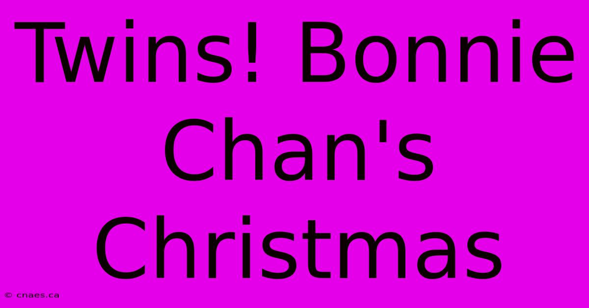 Twins! Bonnie Chan's Christmas