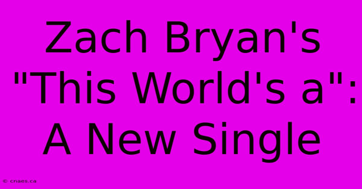 Zach Bryan's 